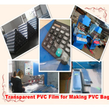 Transparente PVC-Folie zur Herstellung von PVC-Beutel